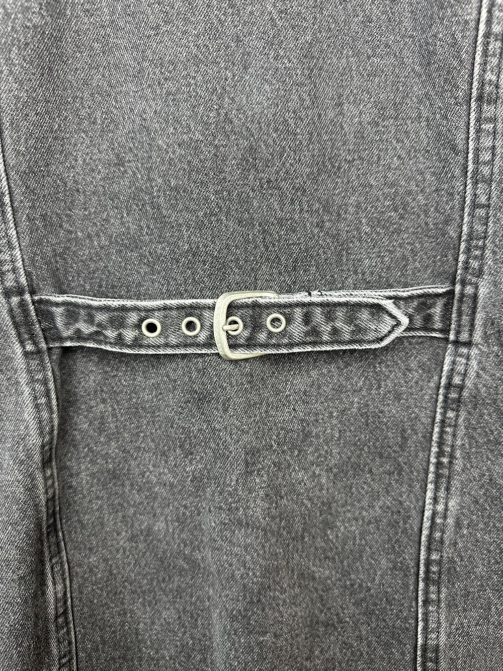 Levi's Women's Tuli Denim Mini Dress Size Large Black Stonewash '90s-Inspired - Picture 5 of 14